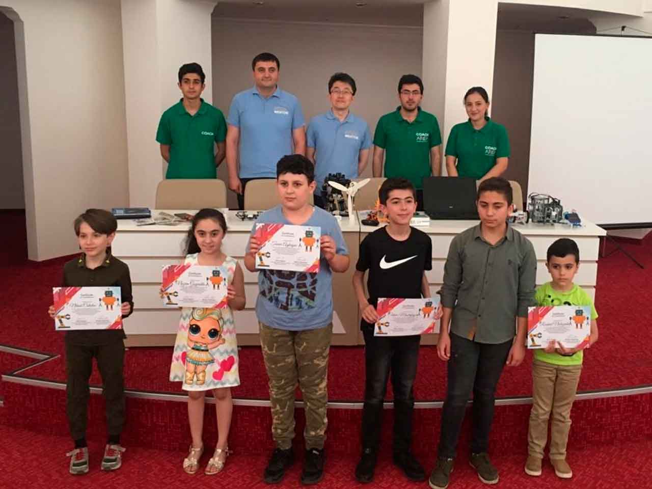 giving certificates